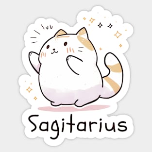 Sagitarius Cat Sticker